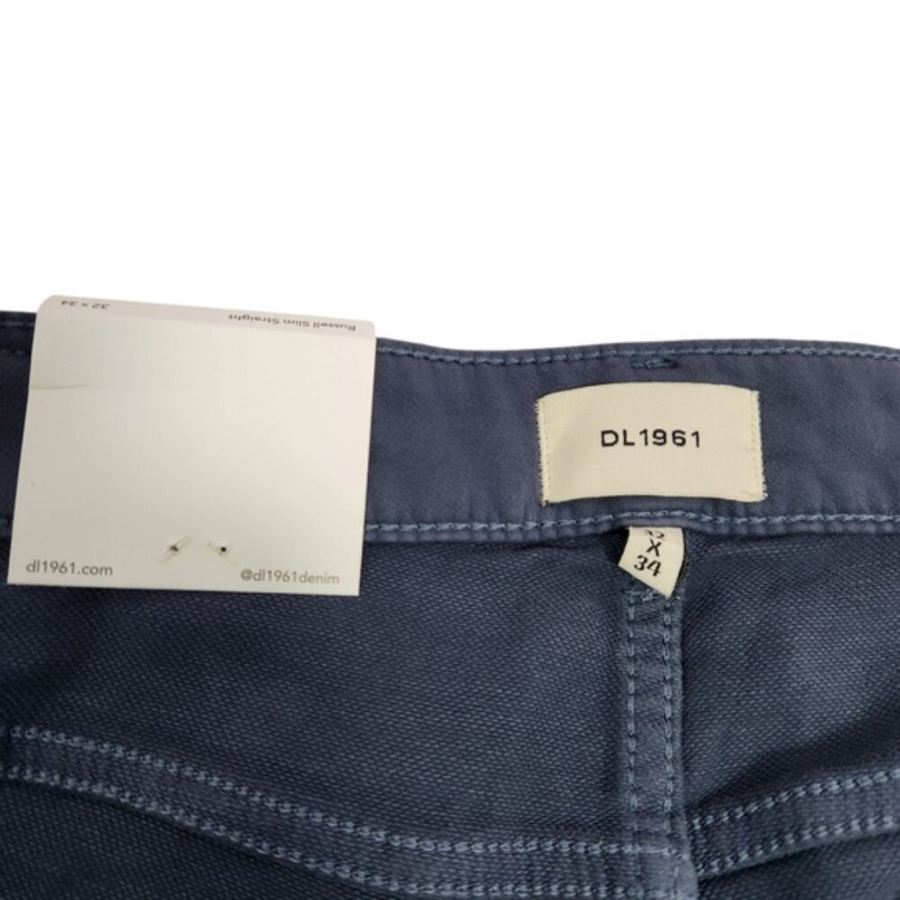 Men's DL1961 Russell Slim Straight light Stone Blue Jeans size 32×34 - Picture 6 of 12